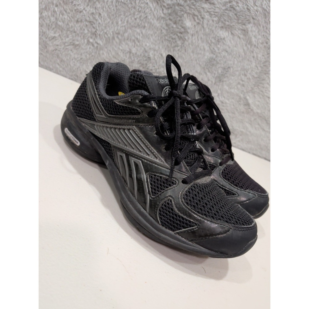 Reebok EasyTone‎ Black Mesh Athletic Shoes Sneakers Women's Sz 7.5 MW4XDD7Z02006